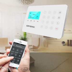 OPAX-571 GSM / SMS KABLOSUZ &amp; KABLOLU DOKUNMATİK ALARM SETİ