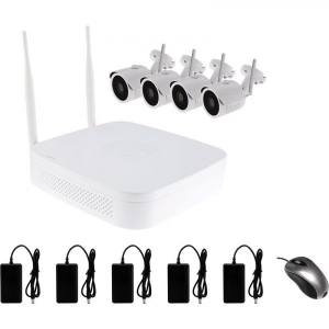 4 KAMERALI 2.0 MP WIFI IP KAMERA SETİ FULL KABLOSUZ SET - OPAX-10801