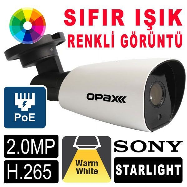 OPAX-8010P 2MP/3MP POE'Lİ SONY STARLIGHT